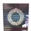 Lumineo Micro LED-Rahmenbeleuchtung Metall/Silber warmweiß Outdoor, L:7 - W:28 - H: 28 cm
