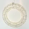 Lumineo Micro LED-Rahmenbeleuchtung Metall/Silber warmweiß Outdoor, L:7 - W:28 - H: 28 cm