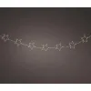 Lumineo Micro LED Stern-Girlande 2,15 Meter 150 Lichter Ø 15 cm Outdoor - weiß/warmweiß