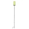 Lumineo Solar Kerze auf Stab grün Ø 7 cm H: 117 cm - Kunststoff - Eisen