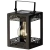 Lumineo Solar-Laternen Schwarz 4er Set - Metall