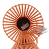 Lumineo Solar LED Lampe Orange Ø 14,5 cm Höhe 18,5 cm - Kunststoff