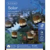 Lumineo Solar Party-Beleuchtung Lampions 3 farbig Ø 6 L: 210 H: 6,5 warmweiß