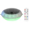 Lumineo Solar Schwimmleuchte L: 19,4 cm W: 17,8 cm H: 10 cm warmweiß/bunt
