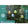 Lumineo Solar Stabbeleuchtung Pilze bunt Ø 4,5 cm L: 275 cm H: 20 cm kaltweiß