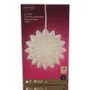 Lumineo Stern Weiß Ø 60 cm 6 LED aus Papier - warmweiß