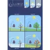 LUMIZ Lampion Solarlampe Can Marrakesh Silver silberfarben Ø 30 cm - Tyvek®