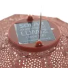 LUMIZ Lampion Solarlampe Crown 40 Bazaar Copper kupferfarben Ø 40 cm - Tyvek®