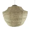 LUMIZ Lampion Solarlampe Crown 40 Topaze Gold goldfarben Ø 40 cm - Tyvek®