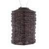 LUMIZ Lampion Solarlampe Cylinder 18 Folia Plum purpurrot Ø 18 cm - Tyvek®