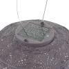 LUMIZ Lampion Solarlampe Cylinder 18 Mandela Mauve Purple lila Ø 18 cm - Tyvek®