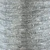 LUMIZ Lampion Solarlampe Cylinder 18 Occult Silver silberfarben Ø 18 cm - Tyvek®
