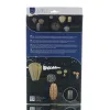 LUMIZ Lampion Solarlampe Cylinder 18 Occult Silver silberfarben Ø 18 cm - Tyvek®