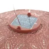 LUMIZ Lampion Solarlampe Cylinder 28 Folia Copper kupferfarben Ø 28 cm - Tyvek®