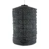 LUMIZ Lampion Solarlampe Cylinder 28 Tigres Black schwarz Ø 28 cm - Tyvek®