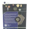 LUMIZ Lampion Solarlampe Diamant 28 Ikat Taupe hellgrau Ø 28 cm - Tyvek®
