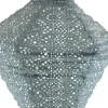 LUMIZ Lampion Solarlampe Diamant 28 Lace Grey Blue graublau Ø 28 cm - Tyvek®