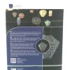 LUMIZ Lampion Solarlampe Diamant 28 Lace Grey Blue graublau Ø 28 cm - Tyvek®