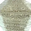 LUMIZ Lampion Solarlampe Diament 28 cm Sashiko Gold goldfarben Ø 28 cm - Tyvek®