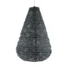 LUMIZ Lampion Solarlampe Drop 28 Topaze Dark Grey dunkelgrau Ø 28 cm - Tyvek®