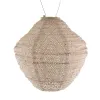 LUMIZ Lampion Solarlampe Jar 30 Ikat Pink lachsfarben Ø 30 cm - Tyvek®