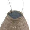 LUMIZ Lampion Solarlampe Long Oval 20 Bazaar Pink lachsrosa Ø 20 cm - Tyvek®