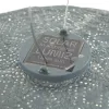 LUMIZ Lampion Solarlampe Oval 40 Mosaic Grey Blue graublau Ø 40 cm - Tyvek®