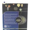 LUMIZ Lampion Solarlampe Oval 40 Mosaic Grey Blue graublau Ø 40 cm - Tyvek®