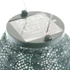 LUMIZ Lampion Solarlampe Tulip 20 Lace Green dunkelgrün Ø 20 cm - Tyvek®