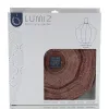 LUMIZ Lampion Solarlampe Crown 40 Bazaar Copper kupferfarben Ø 40 cm - Tyvek®