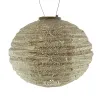 LUMIZ Lampion Solarlampe Round 30 Bazaar Gold goldfarben Ø 30 cm - Tyvek®