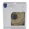 LUMIZ Lampion Solarlampe Round 30 Bazaar Gold goldfarben Ø 30 cm - Tyvek®