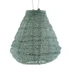 LUMIZ Lampion Solarlampe Tulip 20 Bazaar Sage Green salbeigrün Ø 20 cm - Tyvek®