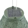 LUMIZ Lampion Solarlampe Tulip 20 Bazaar Sage Green salbeigrün Ø 20 cm - Tyvek®