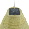 LUMIZ Lampion Solarlampe Tulip 20 Charme Yellow gelb Ø 20 cm - Tyvek®