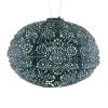 LUMIZ Lampion Solarlampe Round 40 Fiore Green dunkelgrün Ø 40 cm - Tyvek®
