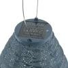 LUMIZ Lampion Solarlampe Tulip 20 Fiore Grey Blue graublau Ø 20 cm - Tyvek®