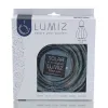 LUMIZ Lampion Solarlampe Tulip 20 Fiore Grey Blue graublau Ø 20 cm - Tyvek®