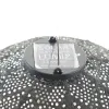 LUMIZ Lampion Solarlampe Round 30 Ikat Black schwarz Ø 30 cm - Tyvek®