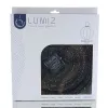 LUMIZ Lampion Solarlampe Round 30 Ikat Black schwarz Ø 30 cm - Tyvek®