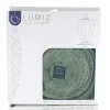 LUMIZ Lampion Solarlampe Ballon XL Lace Sage Green salbeigrün Ø 34 cm - Tyvek®