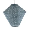 LUMIZ Lampion Solarlampe Diamant 28 Lace Grey Blue graublau Ø 28 cm - Tyvek®