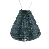 LUMIZ Lampion Solarlampe Tulip 20 Lace Green dunkelgrün Ø 20 cm - Tyvek®