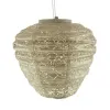 LUMIZ Lampion Solarlampe Ballon 20 Mandela Gold goldfarben Ø 20 cm - Tyvek®
