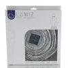 LUMIZ Lampion Solarlampe Can Marrakesh Silver silberfarben Ø 30 cm - Tyvek®