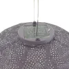 LUMIZ Lampion Solarlampe Round 30 Marrakesh Mauve Purple lila Ø 30 cm - Tyvek®