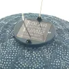 LUMIZ Lampion Solarlampe Round 30 Marrakesh Petrol blaugrau Ø 30 cm - Tyvek®