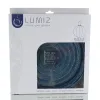 LUMIZ Lampion Solarlampe Round 30 Marrakesh Petrol blaugrau Ø 30 cm - Tyvek®