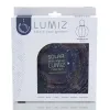 LUMIZ Lampion Solarlampe Round 20 Topaze Future Dusk blau-violett Ø 20 cm - Tyvek®