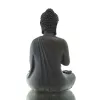 Mini Buddha Statue Gebet – für Dankbarkeit & Einkehr braunschwarz